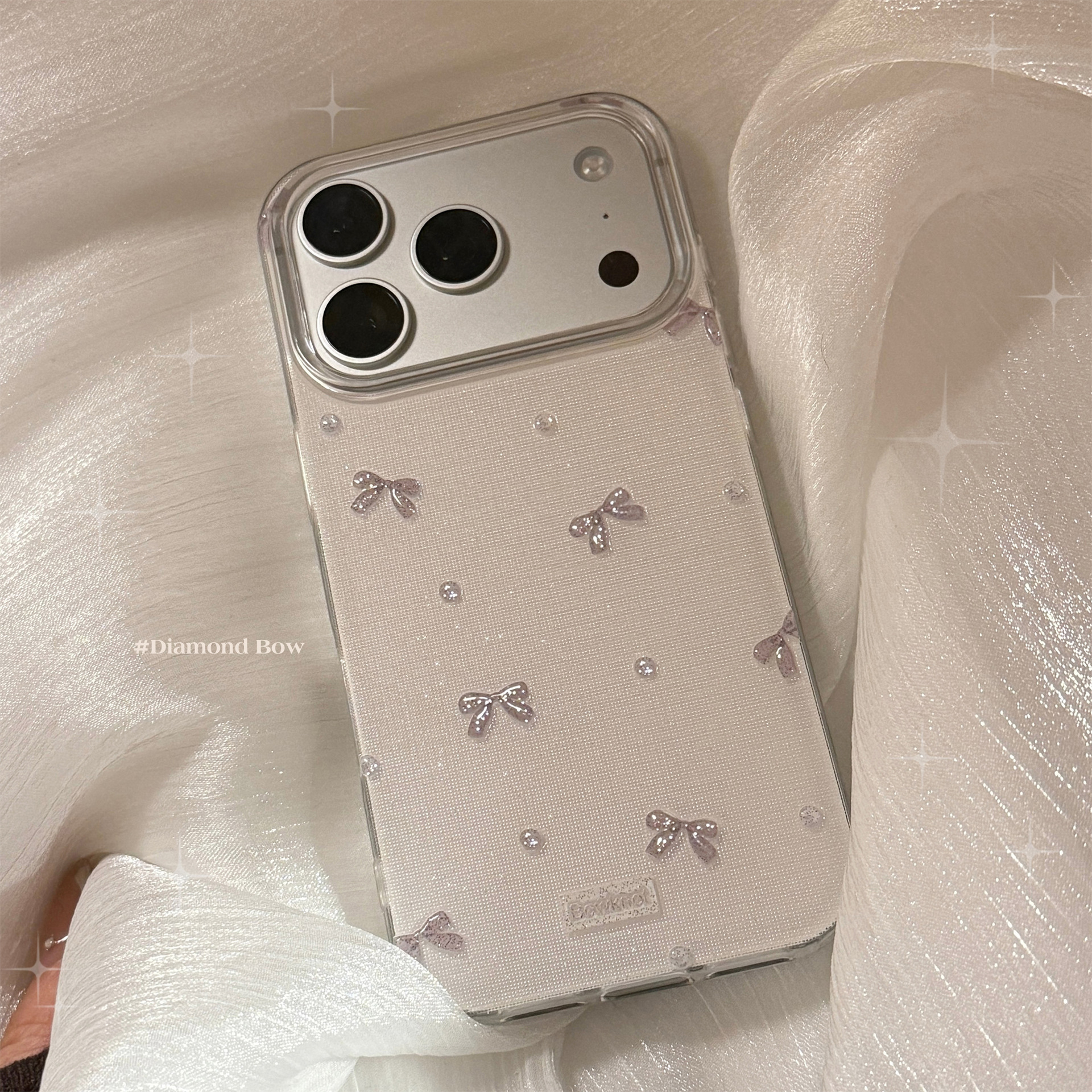 Glitter Shockproof Case - Korean 3D Bowknot Glitter Phone Case
