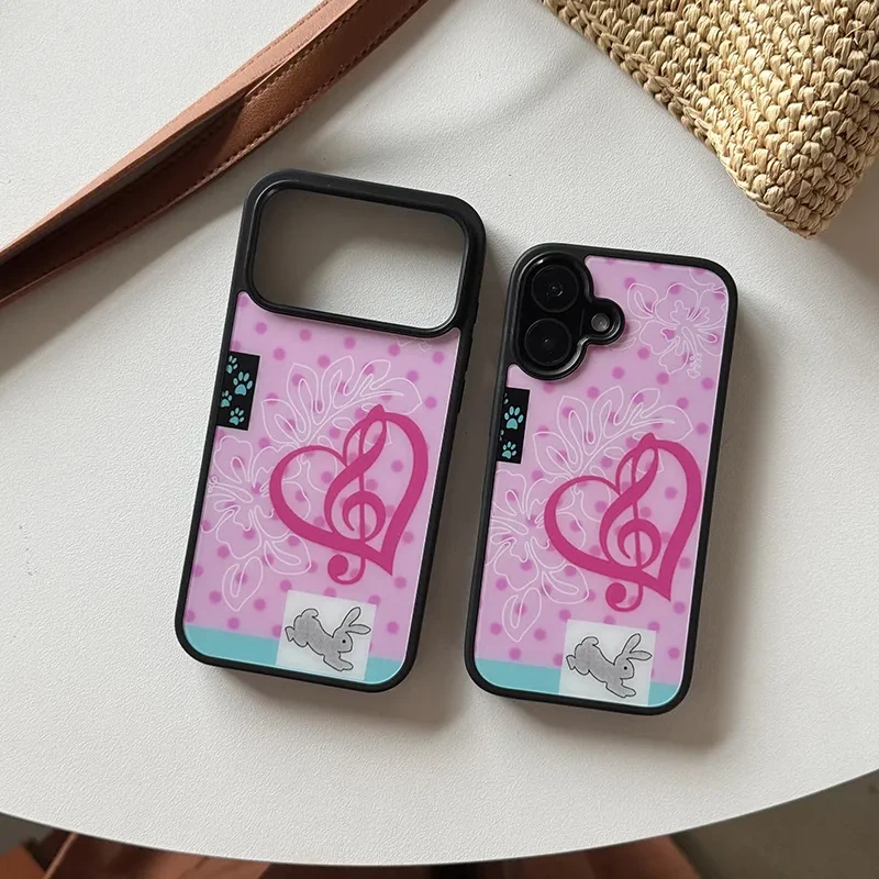 Phone Cases Girls - Fashion Cute Girl Pink Rabbit Stickers