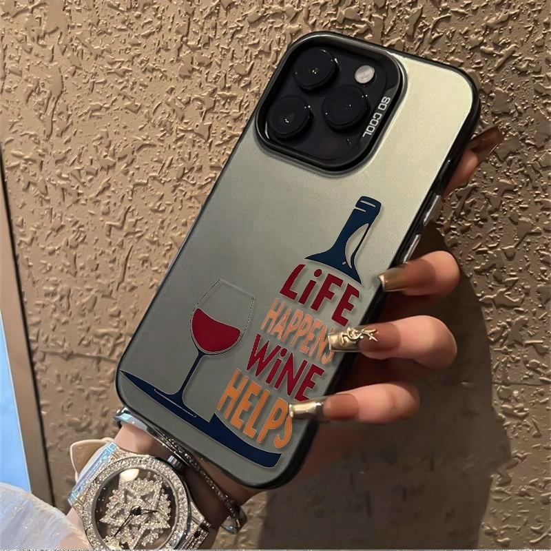Phone Cases Bulk - Funny Wine Quote Phone Case for