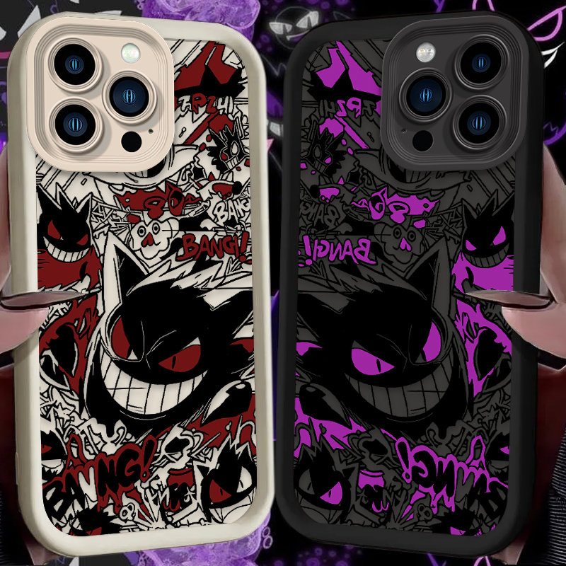 Phone Cases Bulk - P-Pokemon Gengar Graffiti Phone Case for