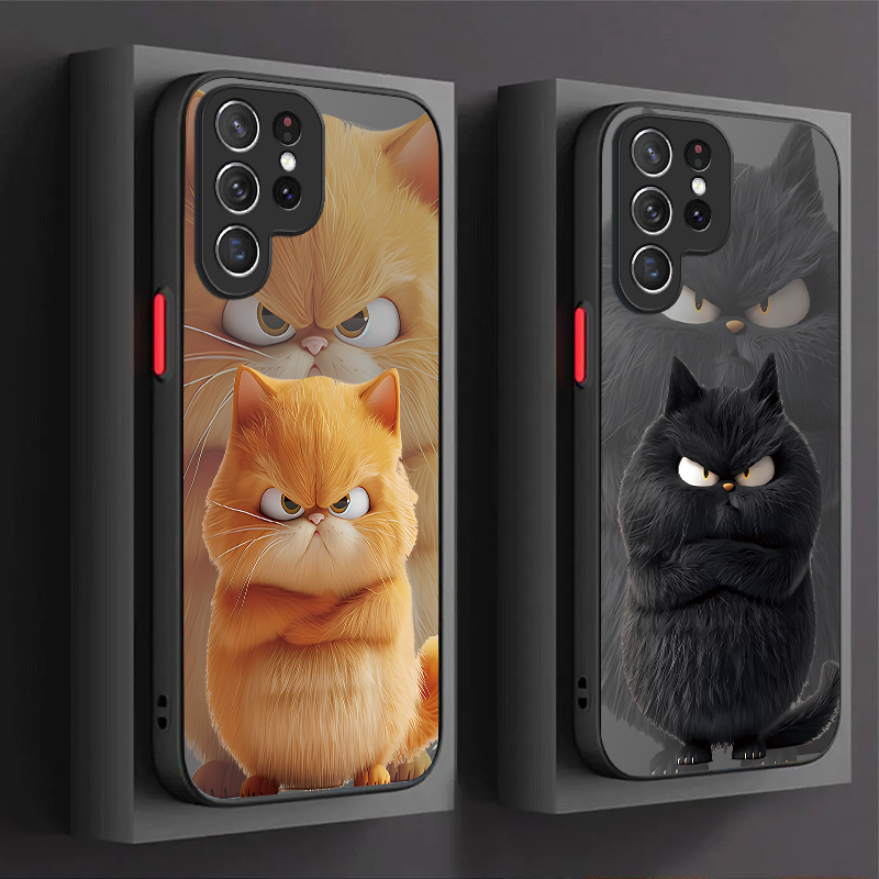Phone Cases For Samsung S22 - Angry Cat Couple Style Case for