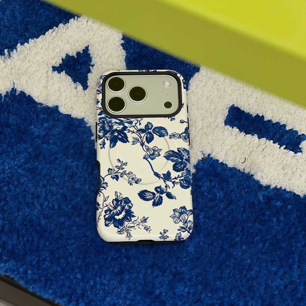 Vintage Blue Rose Phone Case F - Phone Cases Blue reseña y precio