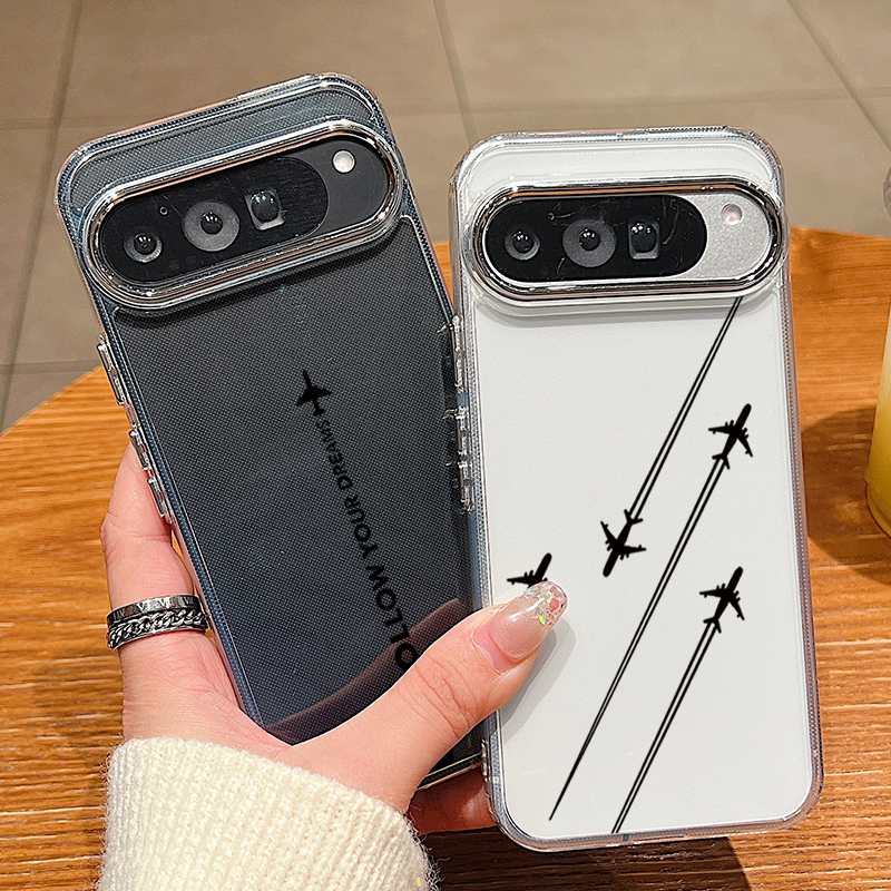 Airplane Line Pattern TPU Phon - Phone Cases Google Pixel 10 Pro reseña y precio