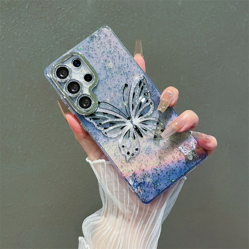 Luxury Oil Painting Flowers Bu - Glitter Shockproof Case reseña y precio