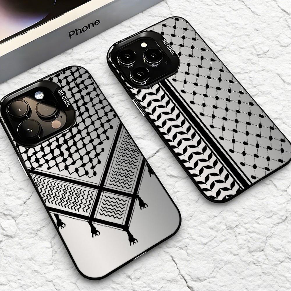 Keffiyeh P-Palestine Phone Cas - Phone Cases Iphone 15 Pro Max reseña y precio