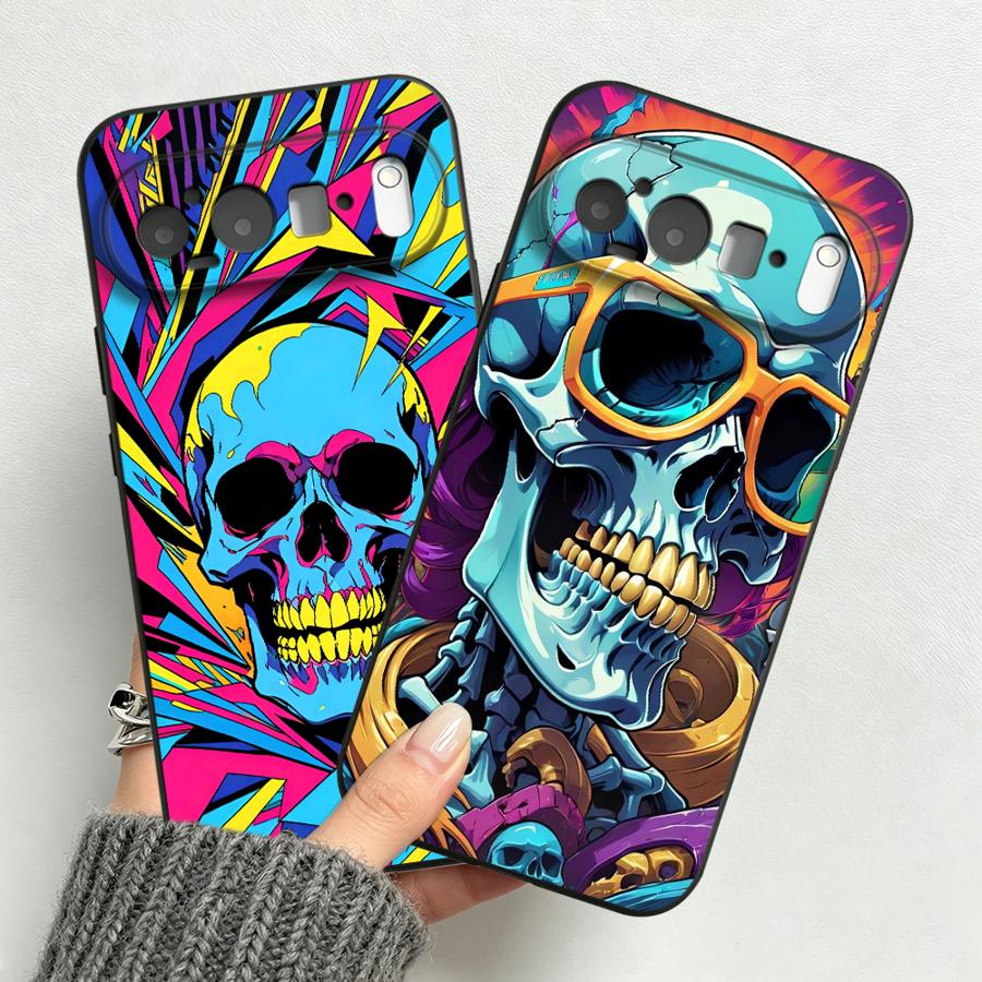 Neon Pop Art Skull Case for Go - Phone Cases Google Pixel 10 Pro reseña y precio