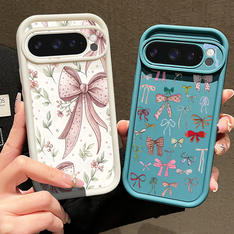 Love Hearts Bow Pattern Phone  - Phone Cases Google Pixel 10 Pro reseña y precio