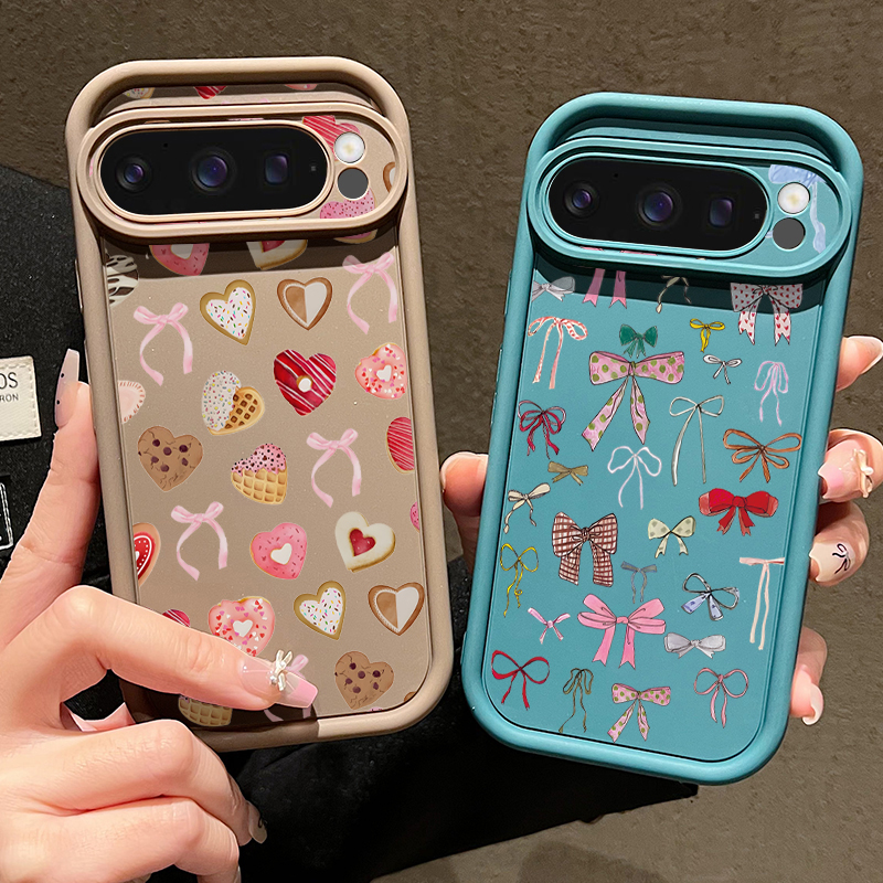 Love Hearts Bow Pattern Phone  - Phone Cases Google Pixel 10 Pro reseña y precio