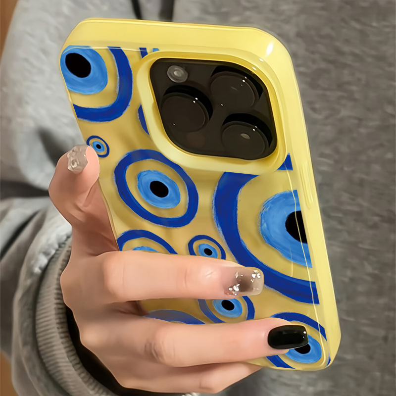 Retro Blue Eye Design TPU Phon - Phone Cases Blue reseña y precio