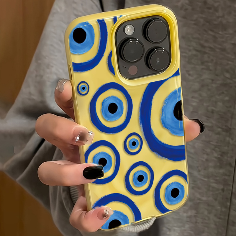 Retro Blue Eye Design TPU Phon - Phone Cases Blue reseña y precio