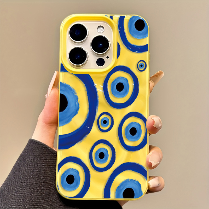 Retro Blue Eye Design TPU Phon - Phone Cases Blue reseña y precio