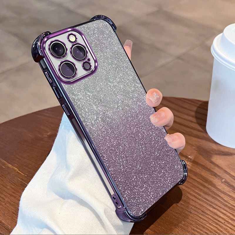 Glitter Plating Protective Cov - Glitter Shockproof Case reseña y precio