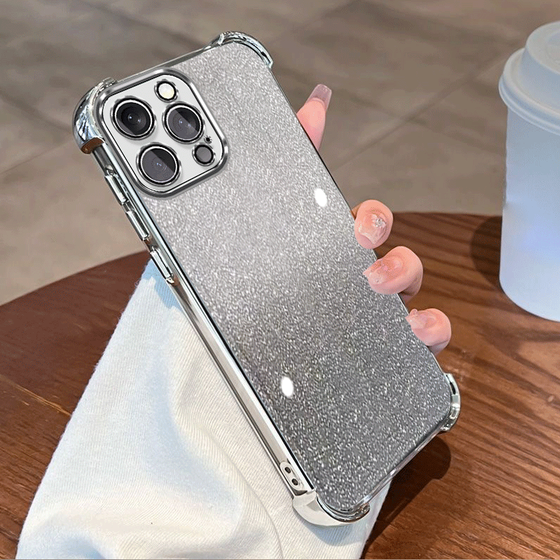 Glitter Plating Protective Cov - Glitter Shockproof Case reseña y precio