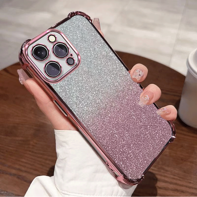 Glitter Plating Protective Cov - Glitter Shockproof Case reseña y precio