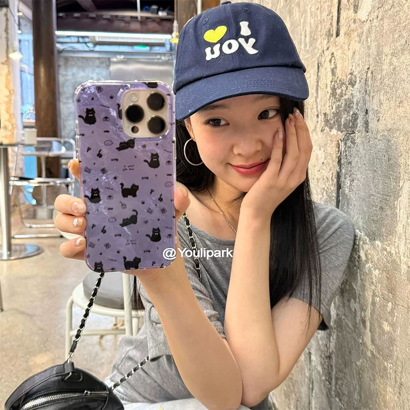 Ins Cute Girl Flower Purple Fu - Phone Cases Girls reseña y precio