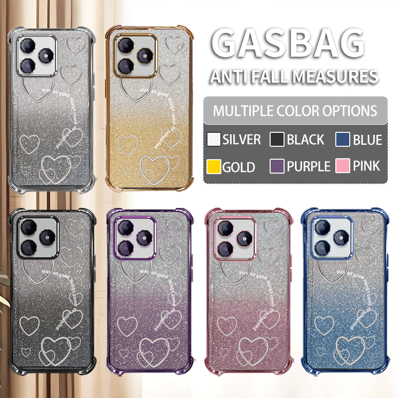 Glitter Plating Protective Cov - Glitter Shockproof Case reseña y precio
