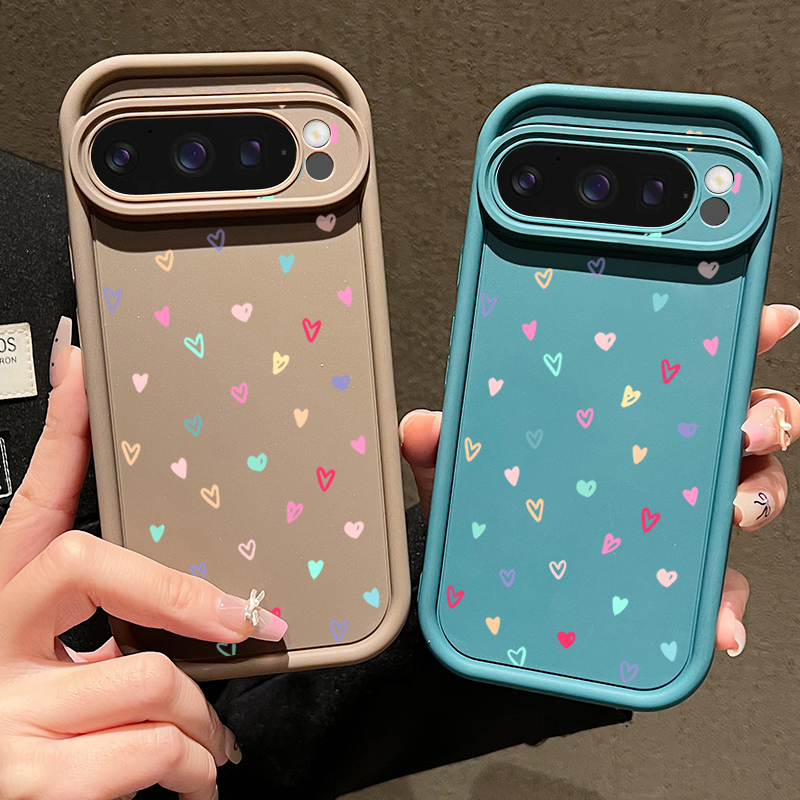 Colorful Little Hearts Soft Ca - Phone Cases Google Pixel 10 Pro reseña y precio