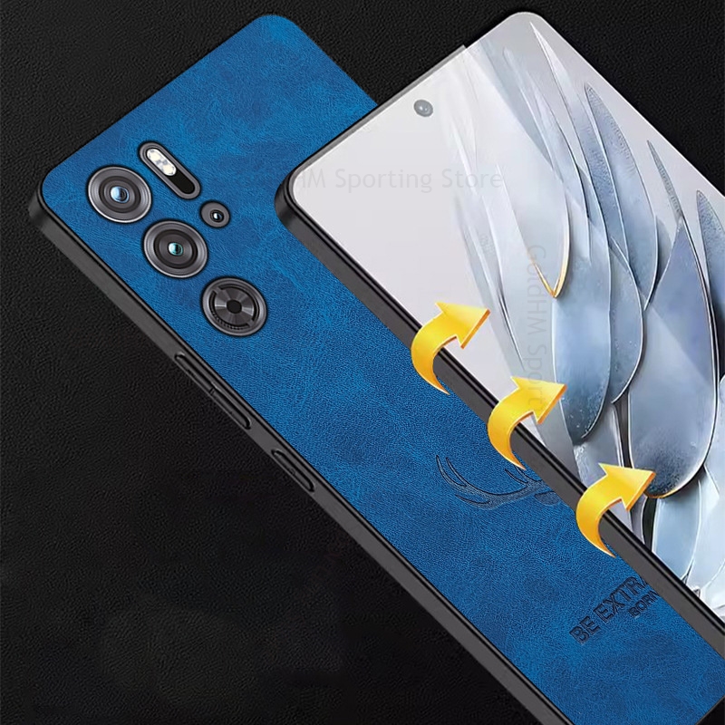 3D Cartoon Head Elk Deer Leath - Phone Cases Red Deer reseña y precio