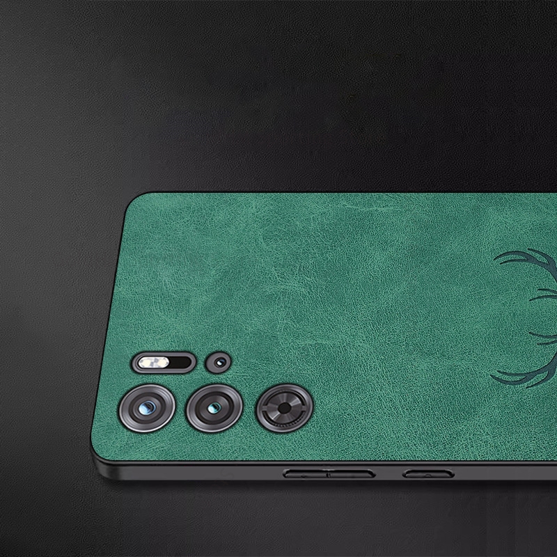 3D Cartoon Head Elk Deer Leath - Phone Cases Red Deer reseña y precio
