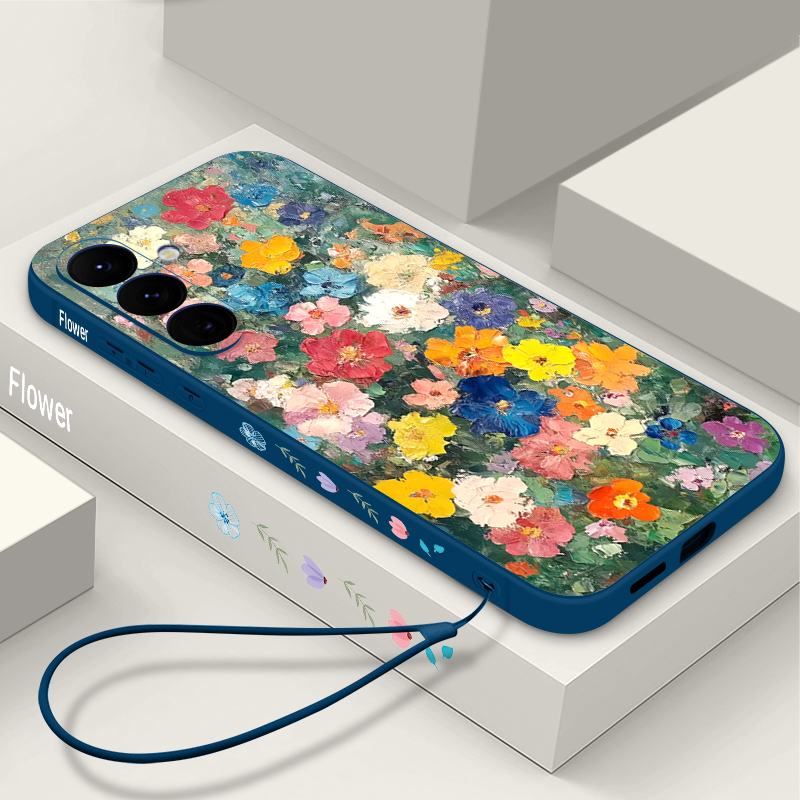 Creative Flower Lanyard Phone  - Phone Cases For Samsung S22 reseña y precio