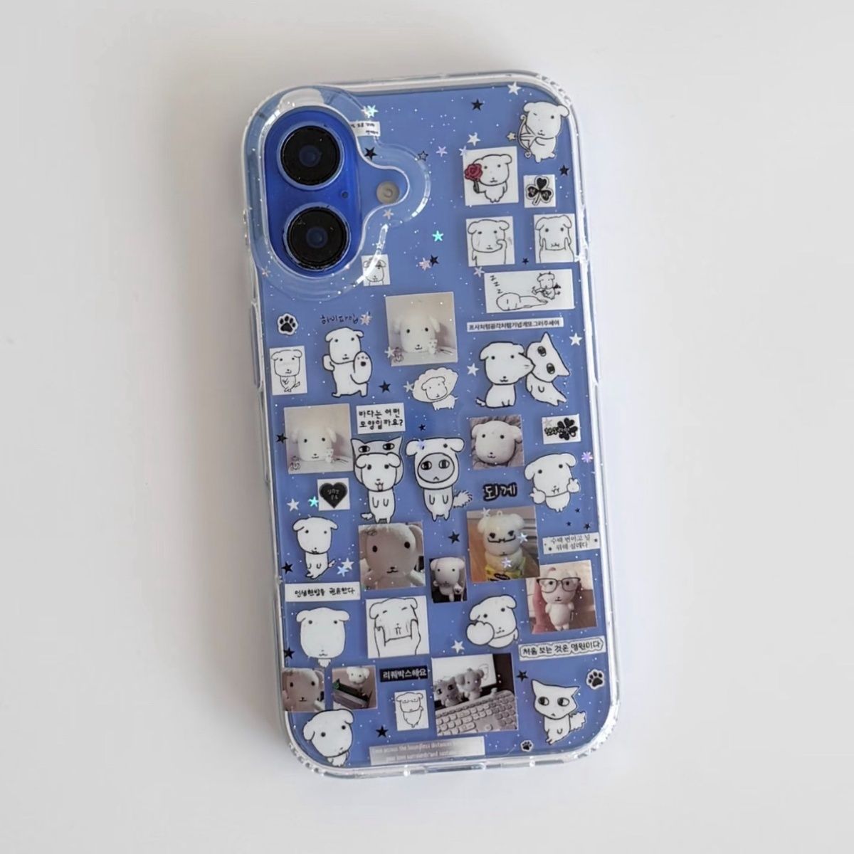 Kawaii Puppy illustration Glit - Glitter Shockproof Case reseña y precio