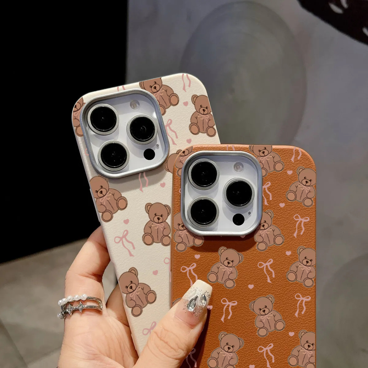 Cute Sweet Heart-Shaped Bow Be - Phone Cases Girls reseña y precio