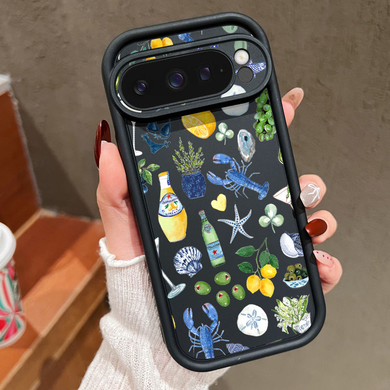 Ocean Whale Patterned TPU Phon - Phone Cases Google Pixel 10 Pro reseña y precio