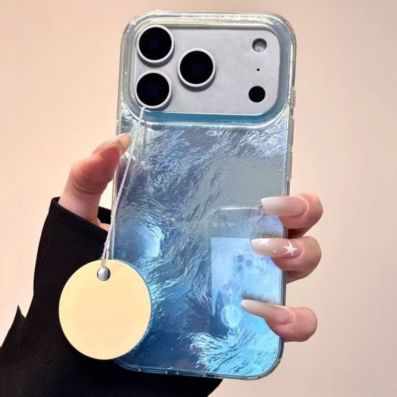 INS Style Blue Blending Print  - Phone Cases Blue reseña y precio