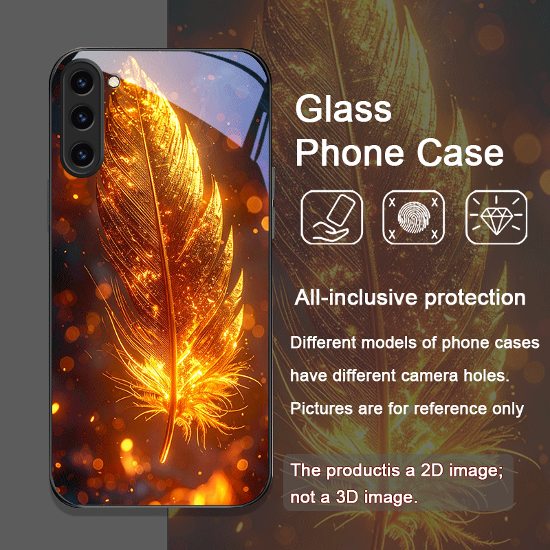 Aesthetic Phoenix Fire Feather - Phone Cases For Samsung S22 reseña y precio