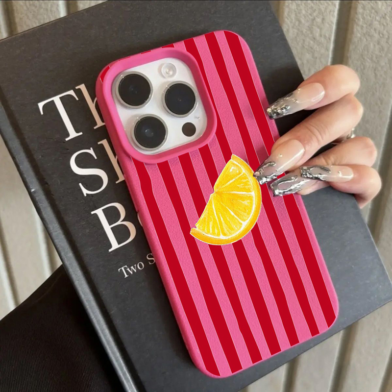 Fashion Lemon Pattern TPU Sili - Phone Cases Trending reseña y precio
