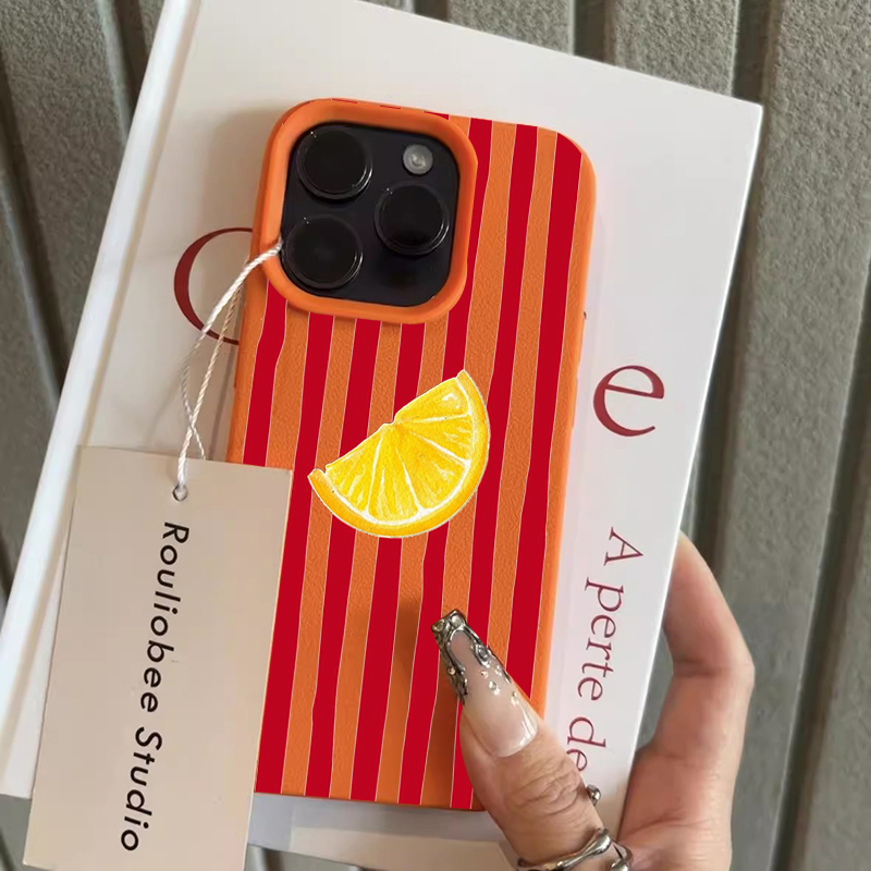 Fashion Lemon Pattern TPU Sili - Phone Cases Trending reseña y precio