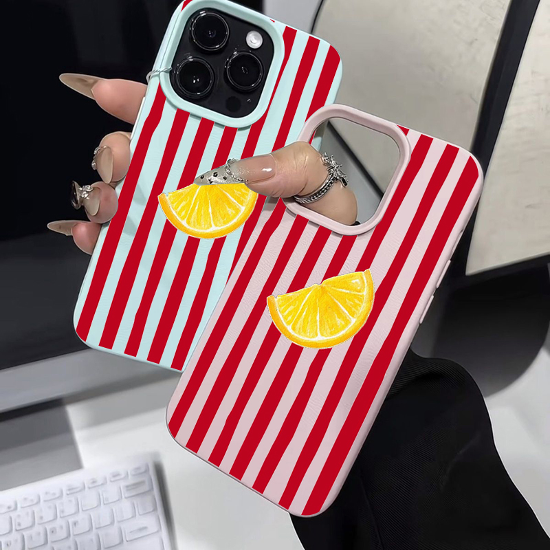 Fashion Lemon Pattern TPU Sili - Phone Cases Trending reseña y precio