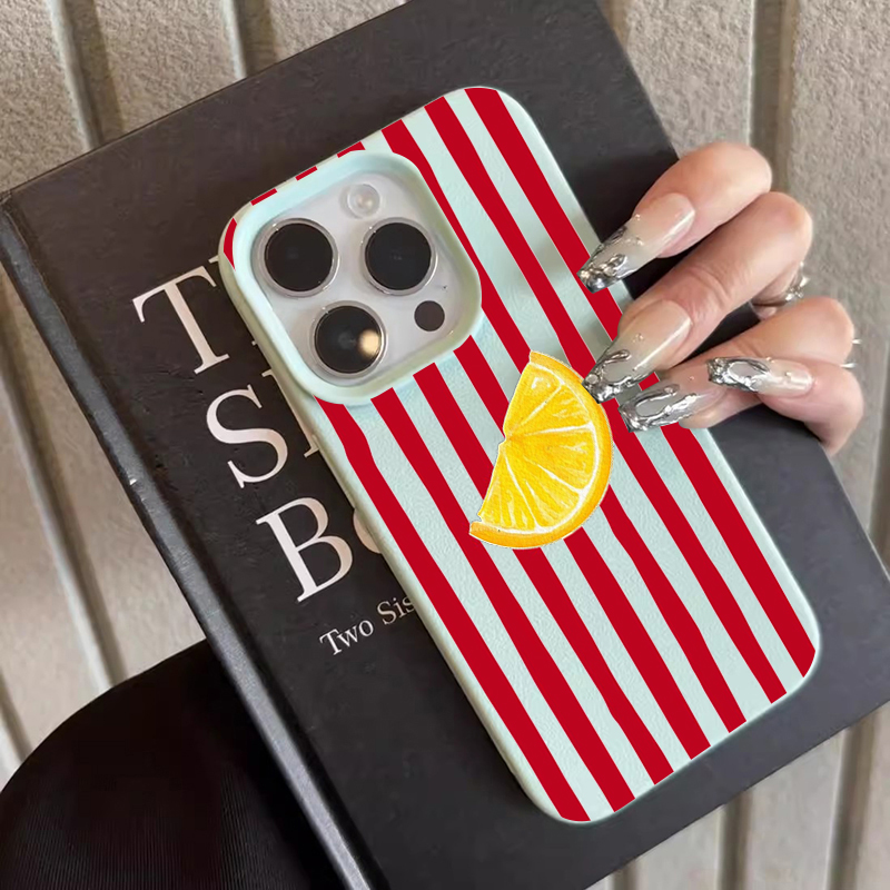Fashion Lemon Pattern TPU Sili - Phone Cases Trending reseña y precio
