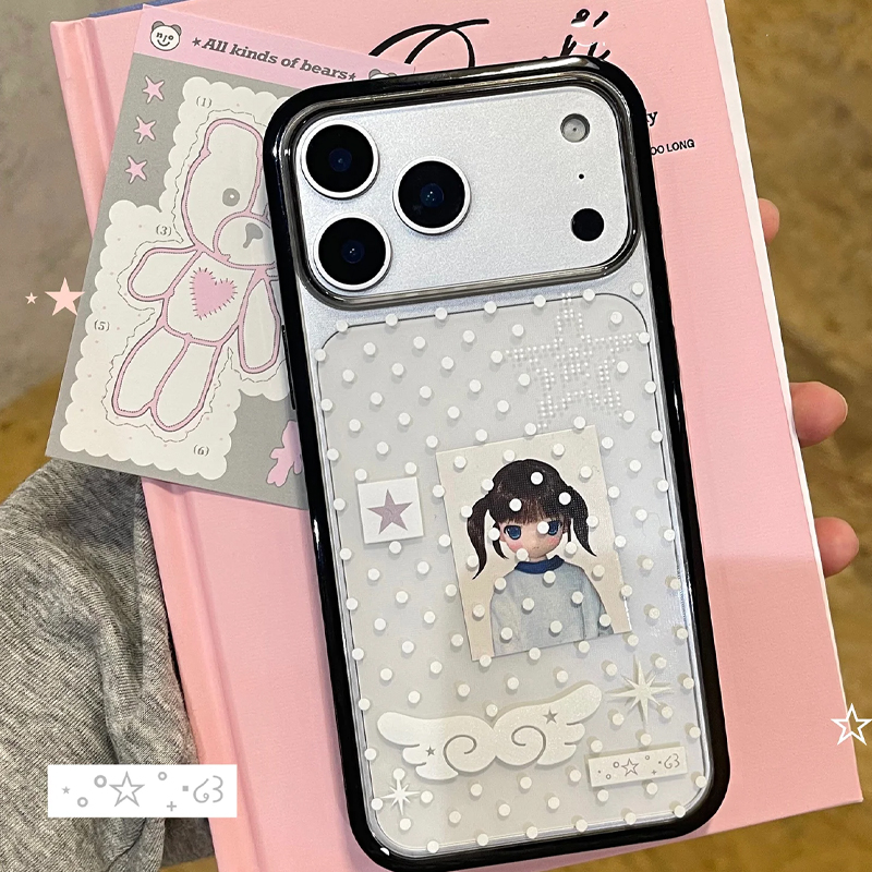 Ins Korean Girl Polka Dots Win - Phone Cases Girls reseña y precio