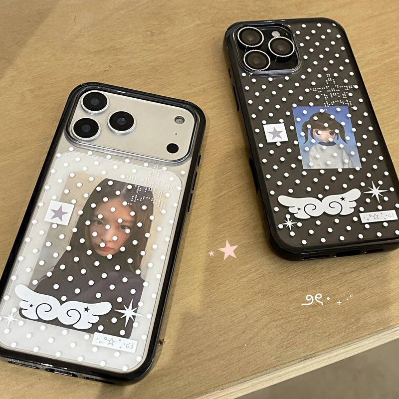 Ins Korean Girl Polka Dots Win - Phone Cases Girls reseña y precio