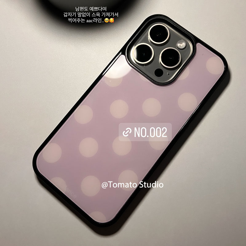 Korean Ins Fashion Purple Polk - Phone Cases Trending reseña y precio