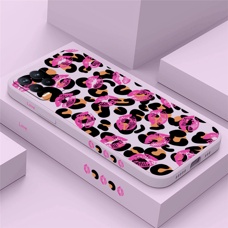 Lips Leopard Print Phone Case  - Phone Cases Oppo reseña y precio
