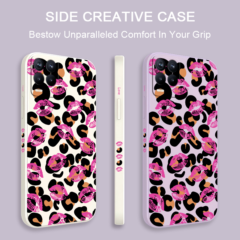 Lips Leopard Print Phone Case  - Phone Cases Oppo reseña y precio