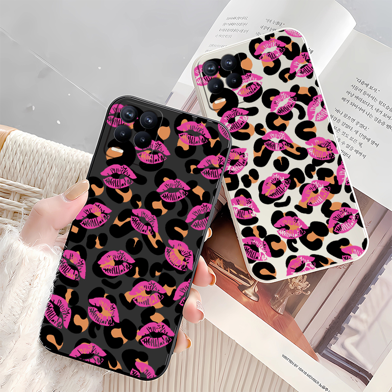 Lips Leopard Print Phone Case  - Phone Cases Oppo reseña y precio