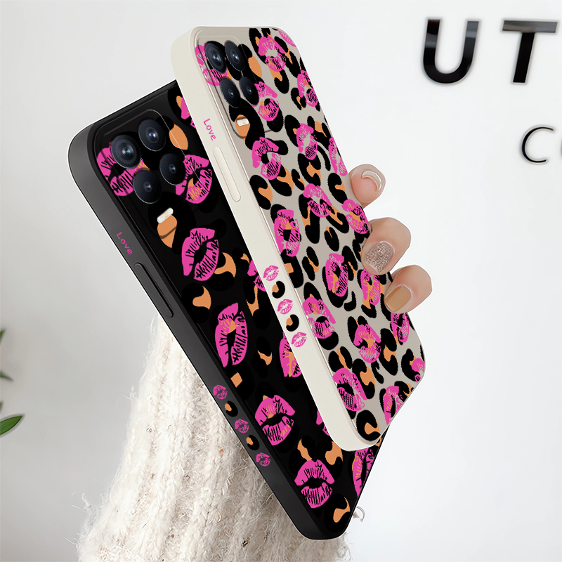 Lips Leopard Print Phone Case  - Phone Cases Oppo reseña y precio