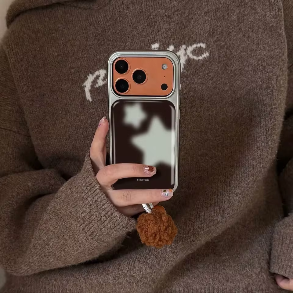 Ins Trendy Blue Stars Brown Sh - Phone Cases Blue reseña y precio