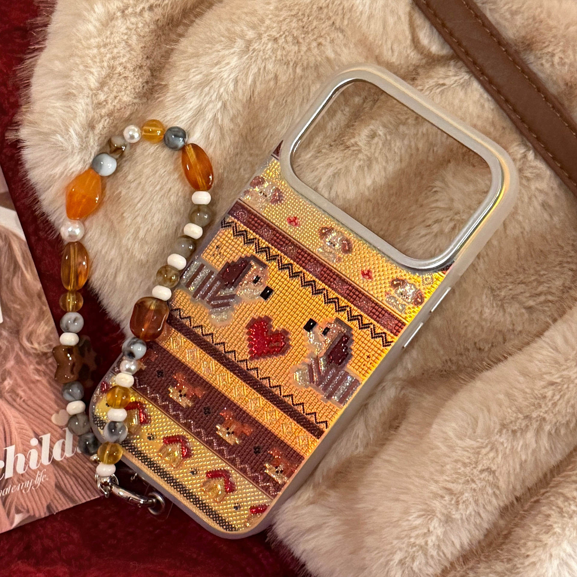 Korean Cartoon Puppy Pattern G - Glitter Shockproof Case reseña y precio