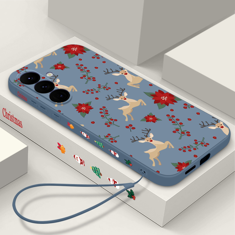 Red Deer Flowers Pattern Phone - Phone Cases Red Deer reseña y precio