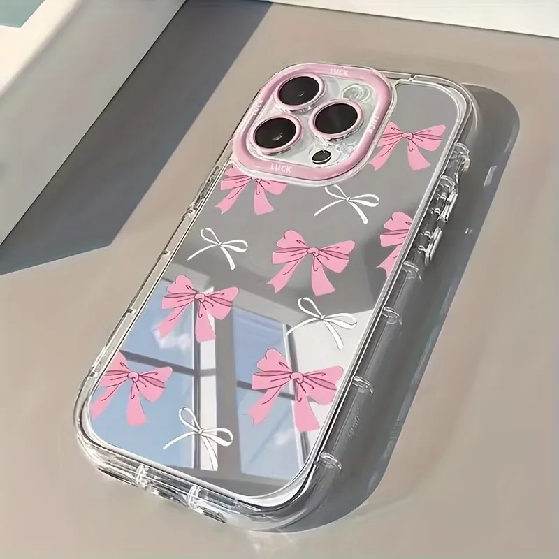 Simple Blue Pink Bow Girl Cute - Phone Cases Girls reseña y precio