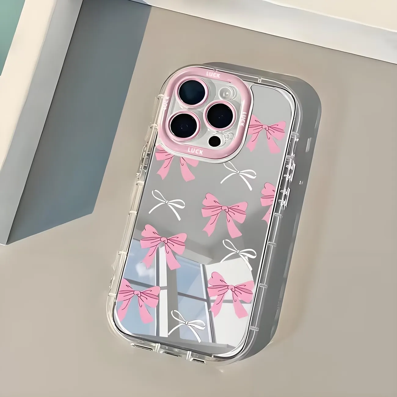 Simple Blue Pink Bow Girl Cute - Phone Cases Girls reseña y precio