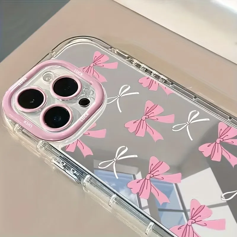 Simple Blue Pink Bow Girl Cute - Phone Cases Girls reseña y precio