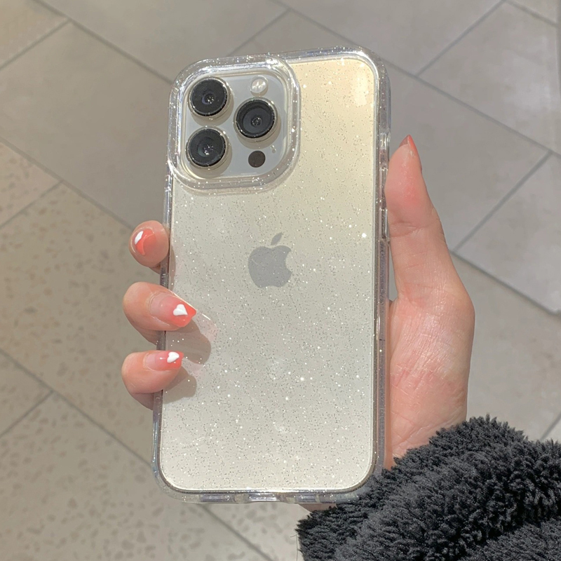 Transparent Simple Glitter Pho - Glitter Shockproof Case reseña y precio