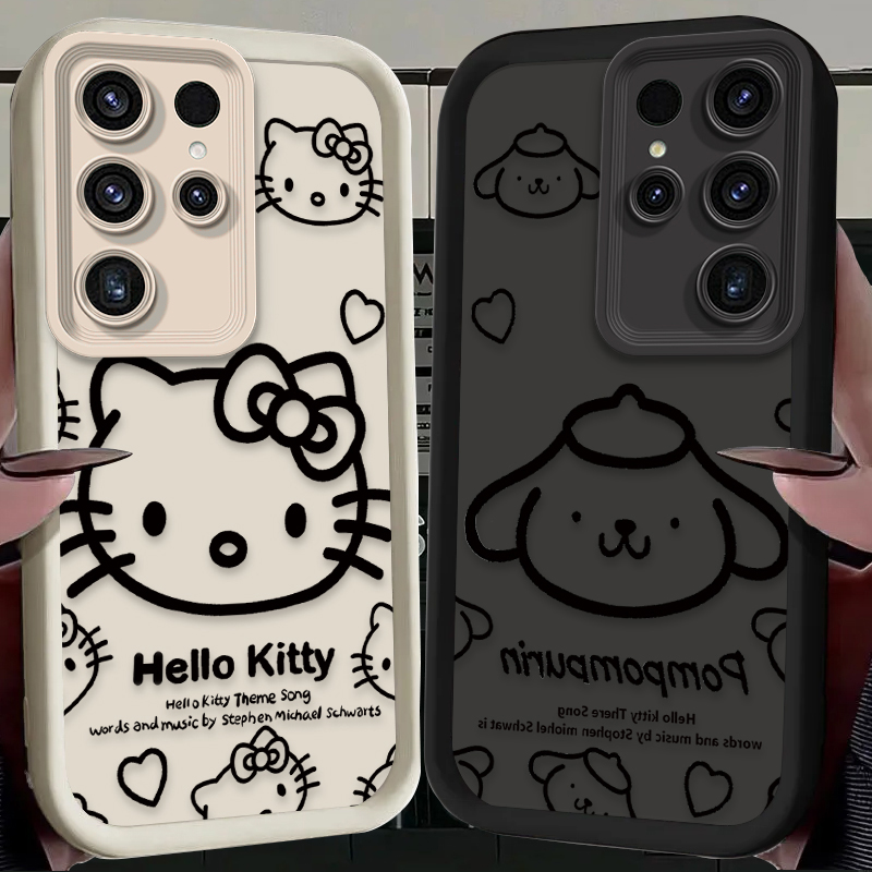 Sanrio Hello Kitty Pompom Puri - Phone Cases For Samsung S22 reseña y precio