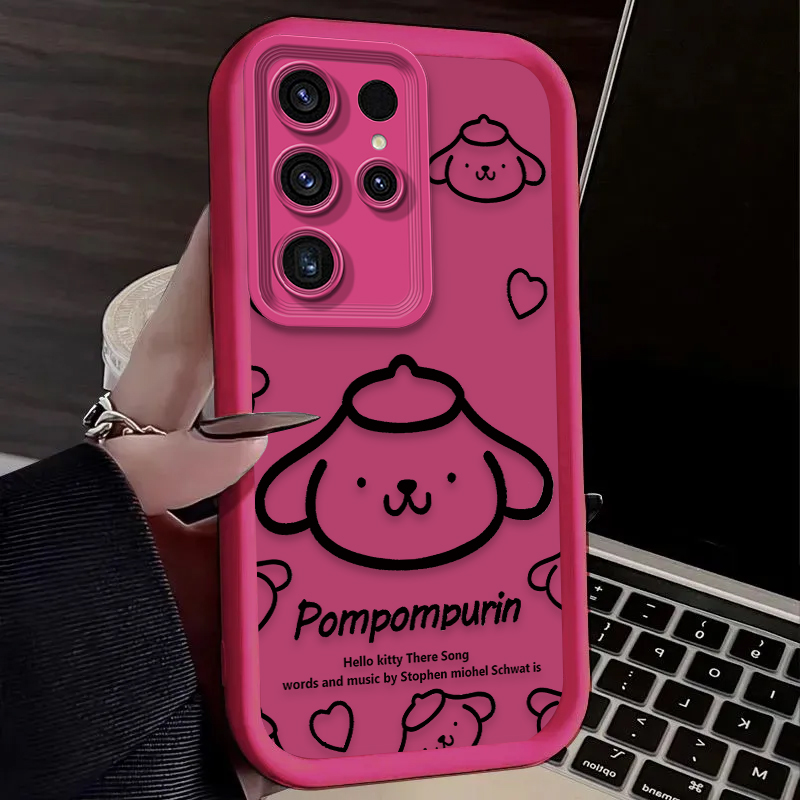 Sanrio Hello Kitty Pompom Puri - Phone Cases For Samsung S22 reseña y precio