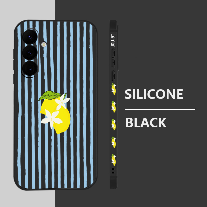 Stripe Lemon Print TPU Phone C - Phone Cases Galaxy A16 5G reseña y precio
